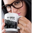 thumbnail image 2 of 3drose, the Mountains Are Calling on a Black and White Photo of Trees., 11oz Mug, 2 of 6