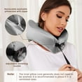 thumbnail image 6 of THXSILK Silk Neck Pillow for Traveling, 19 Momme Real Silk Travel Pillow for Pain Relief Sleeping, 100% Mulberry Silk Airplane Pillow, Anti Wrinkle Travel Pillow, 6 of 7