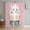 Pink, variant on White Halloween Sheer Curtains 108 Inch Length 2 Panels Set for Living Room/Bedroom, Ghost Modern Art Cute Semi Curtain Sheers Drapes Rod Pocket Curtains Window Treatment Set 52''x108''x2