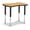 Oak/Black, variant on Collaborative Bowtie Table - 24" X 35" - Oak/Gray