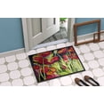thumbnail image 4 of Carolines Treasures JMK1121JMAT Coquelicots Rouges Tapis Intérieur et Extérieur- 24 x 36 Po., 4 of 4