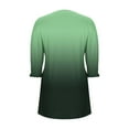 thumbnail image 7 of Qulqfy Mini Dresses for Women 3/4 Sleeve Green Casual Tunic Short V Neck Dresses Women Fall Dresses L, 7 of 7