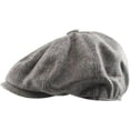 thumbnail image 2 of Herringbone Applejack Wool Blend Newsboy Gatsby Ivy Hat Golf Driver Ascot, 2 of 6