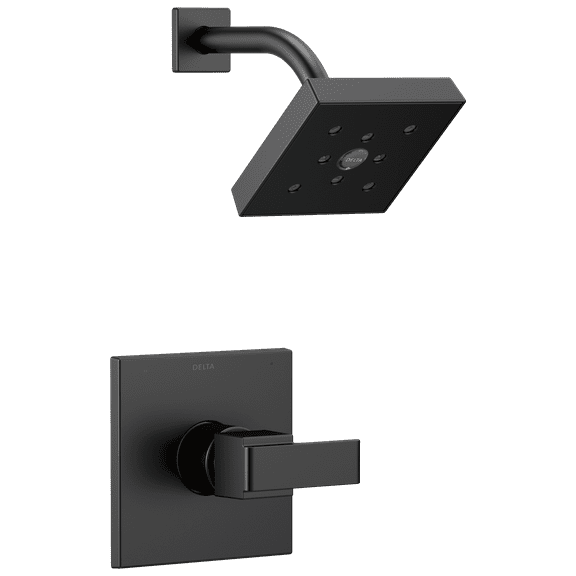 Delta Ara MonitorÃÂ® 14 Series H2OkineticÃÂ® Shower Trim in Matte Black T14267-BL