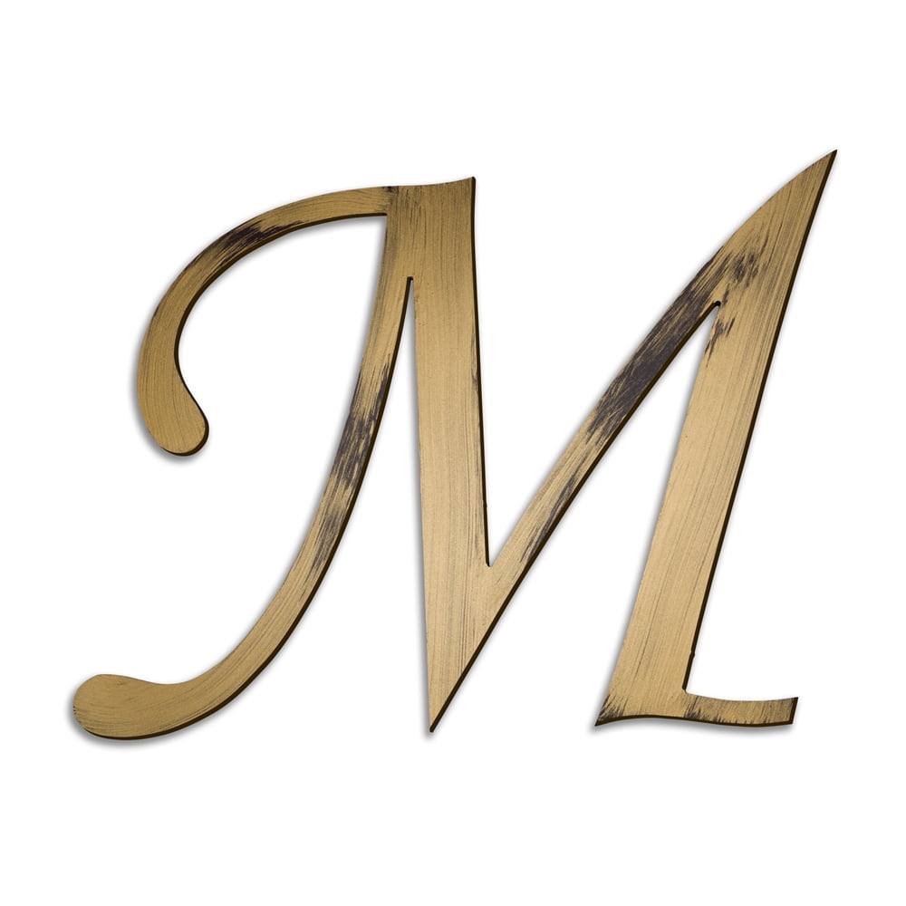 Individual Script Letters Wall Decor, Letter M - Walmart.com - Walmart.com