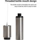 thumbnail image 3 of Olive Oil Sprayer Dispenser,Portable Vinegar Bottle Mister for Salad BBQ Frying Grilling Kitchen Cooking, Oil Sprayer Stainless Steel Spray Oil Bottle, 3 of 5