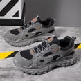 thumbnail image 2 of LASUDRAA Steel Toe Shoes for Men Work Safety Shoes Lightweight Slip Resistant Air Cushion Running Shoes, 2 of 5