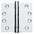 thumbnail image 1 of Global Door Controls Charnière à Roulement à Billes Chromée Brillante de 4,5 Po x 4,5 Po - Lot de 3, 1 of 1