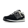 thumbnail image 1 of Zapatillas New Balance Kids 574 V1 Racing con Cordones Negro Blanco 6.5W, 1 of 7