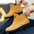 thumbnail image 5 of LIJCC Womens Ankle Rain Boots Anti-Slip Thick Sole Short Boot Outdoor Rubber Shoes Tote Rain Boots Comfortable Lightweight Casual Walking Fishing Garden Work Shoes, 5 of 8