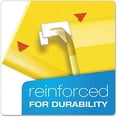 thumbnail image 2 of Reinforced Hanging File Folders, Letter Size, Yellow, 1/5 Cut, 25/BX (4152 1/5 YEL), 2 of 7