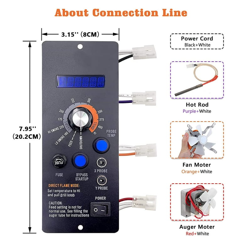 PJEZS0H100 Digital Temperature Controller – 115V, With Probes, For Carel & Refrigeration Units