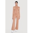 thumbnail image 2 of Women's Zip Front Corset Detail Mock Neck Track Jacket, 2 of 4