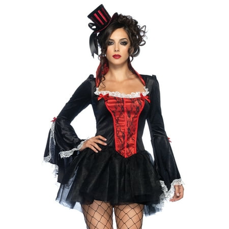 Avenue Stripe - Leg Avenue Satin Top Hat With Stripes And Satin Bow Accent, Red/Black, One Size