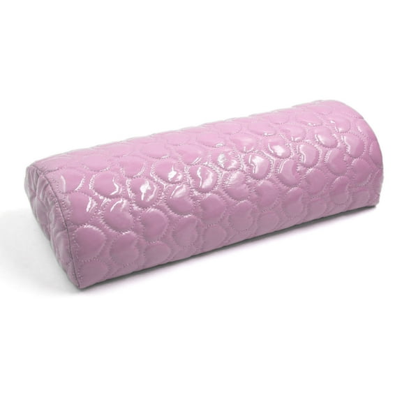 Unique Bargains Pink Soft Sponge Faux Leather Manicure Nail Art Hand Arm Rest Cushion