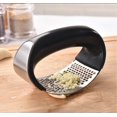 thumbnail image 2 of Stainless steel garlic press, easy to clean, 2 of 5