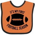 thumbnail image 3 of Inktastic It's My 1st Football Season Boys or Girls Baby Bib, 3 of 4