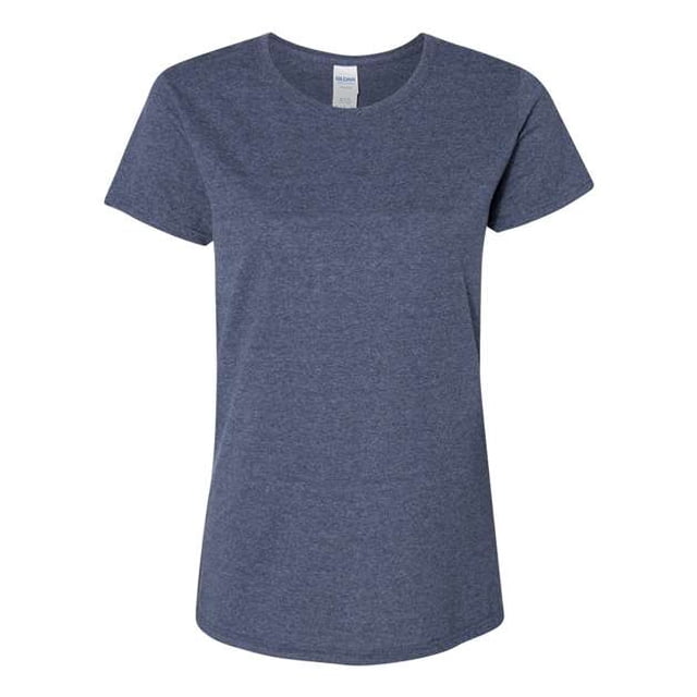 ¿Algodón grueso para damas Gildan? 5.3 onzas Camiseta 3XL Azul Marino Jaspeado Gildan 5000L