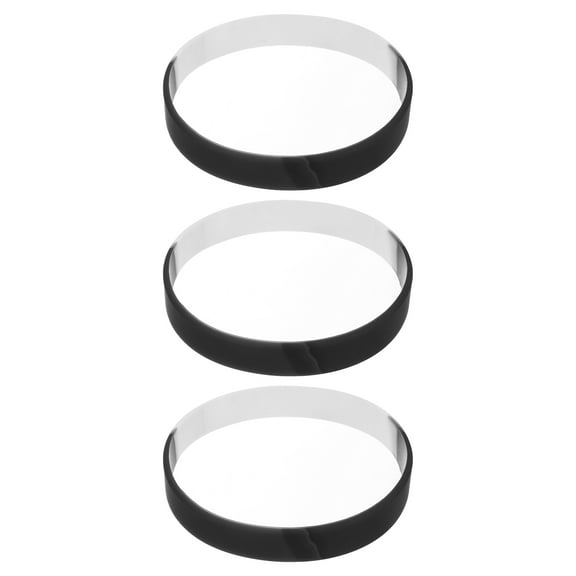 Bracelets Wristbands 1/2 Inch Width 8.5" Length Black Segmented for Sports Club Group Games Party Favors