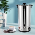 thumbnail image 4 of 25L Commercial Electric Hot Water Boiler Stainless Steel Tea Urn Coffee Boiler for Homes, Cafes, Buffets, 4 of 20