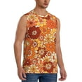 thumbnail image 2 of Disketp Hippie Flower Sleeveless Tshirts For Men, Muscle Shirts For Men Dry Fit Tank Top-Xx-Large, 2 of 8