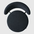 thumbnail image 6 of WestinTrends Alexandria Mid-Century Modern Upholstered Sherpa Round Dining Chairs (Set of 6), Navy Blue, 6 of 11