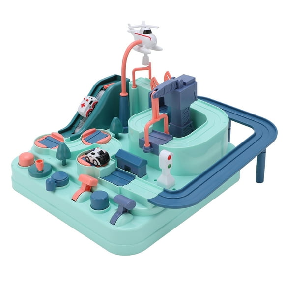 Educational Toy, Mechanical Structure ABS Multiple Color Stable Race Track Car Set for Kindergarten