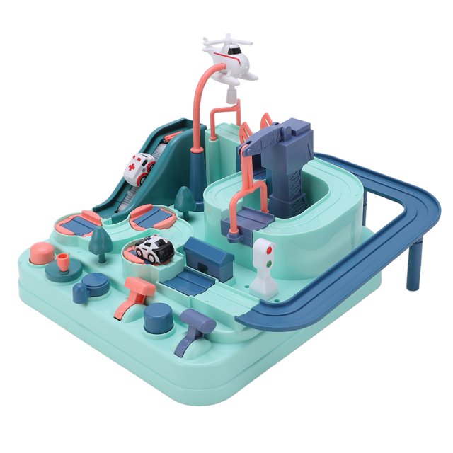 Juego de coches de pista de carreras ANGGREK Juguetes preescolares ABS para interiores