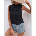thumbnail image 6 of Women'S Lace Sleeveless Tops Pleated Summer Tank Tops 2025 Dressy Casual Sleeveless Shirts Blouse, 6 of 9