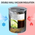 thumbnail image 2 of 12oz Coffee Tumblers Black White Gold Marble Pattern Stainless Steel Vacuum Insulated Travel Tumbler Coffee Cups Mug with Lid and Straw with Cleaning Brush for Cold & Hot Drinks, 2 of 5