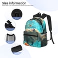 thumbnail image 3 of Pofeuu Underwater Swimming Guinea Pig Print Laptop Backpack Travel Canvas Backpack for School Lightweight and Comfortable Backpack College Backpack Schoolbag, 3 of 6
