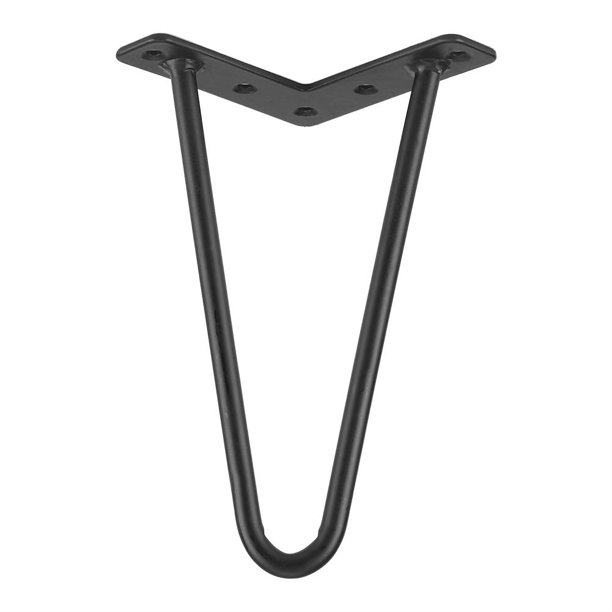 OTVIAP Estink 4Pcs Black Iron Table Desk Legs Home Accessories for DIY