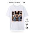 thumbnail image 3 of Camiseta de cómic de hip hop de Riley Freeman: camiseta de algodón suave, transpirable y cómoda con un diseño único, grosor definido y corte holgado para verano y otoño. Ideal para deportes de ocio., 3 of 9