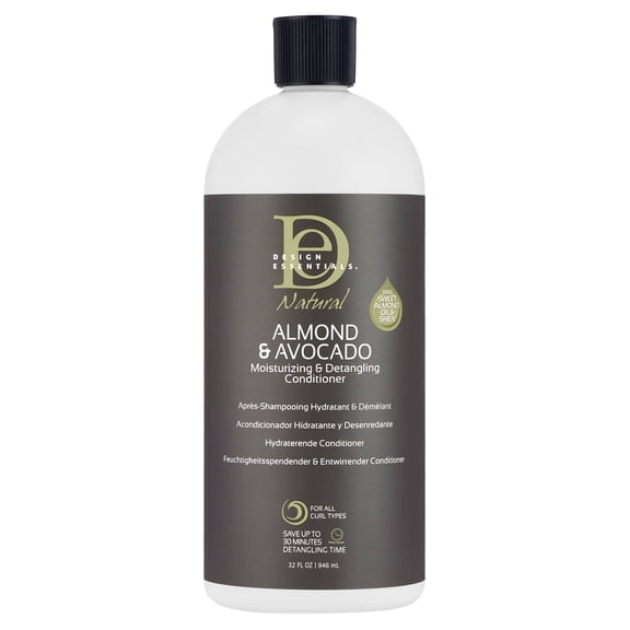 Design Essentials Almond & Avocado Moisturizing and Detangling Conditioner 32 Oz.