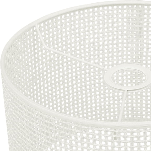 GOOHOCHY Farmhouse Style Lamp Shades Natural Fabric 1Pack 11.8x11.8in