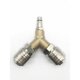 thumbnail image 5 of Conector de compresor, distribuidor de aire comprimido, conector de aire comprimido de 3 vías de liberación rápida de 1/4 con distribuidor en Y de rosca macho esquí esquí Gafas de esquí, 5 of 5