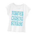 thumbnail image 2 of Camiseta para mujer con cuello redondo, elegante ajuste regular, camiseta de manga corta para S, 2 of 8