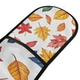 thumbnail image 4 of Yayeee Double Oven Mitt Kitchen Heat Resistant Baking 35" x7" Quilted Glove, Blue Leaves, 4 of 6