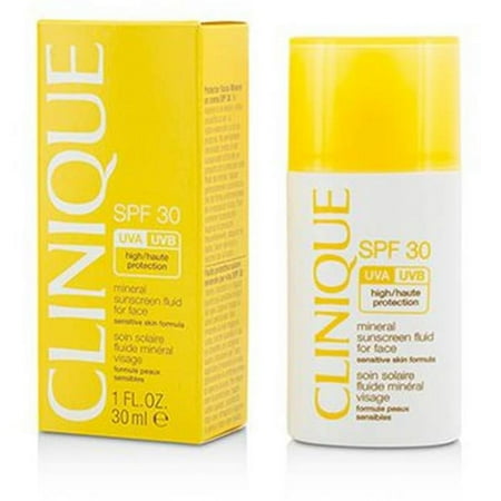 Clinique 203973 Mineral Sunscreen Fluid for Face SPF 30 - Sensitive Skin formula