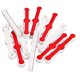thumbnail image 1 of Paquete de 12 clips para mosquiteras, autoadhesivos, hebillas de montaje para ventanas, sin perforaciones, color blanco, 1 of 5