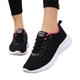 thumbnail image 4 of NOKIO Women'S Lace-Up Athletic Footwear Women'S Casual Athletic Shoes Women'S Stylish Gym Sneakers Fashion Summer And Autumn Women Sneakers Flying Woven Mesh Lace Up Solid Color Lightweight Casual, 4 of 9