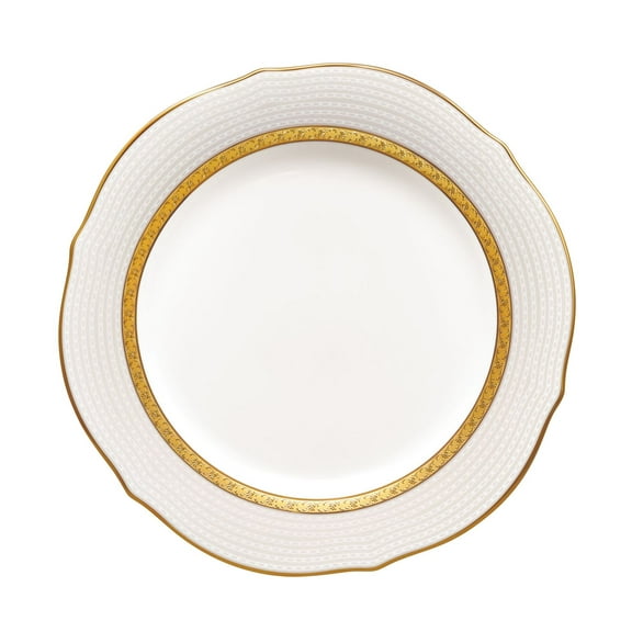 Noritake Charlotta Gold Scalloped Accent Plate