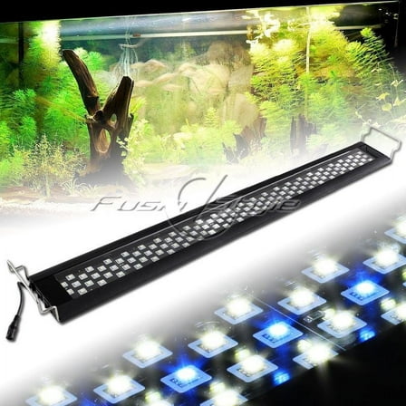 150LEDs White Blue 0.5W LED Light Full Spectrum Aquarium Fish Tank Light 38"-44"