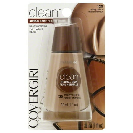 Creamy Natural - CoverGirl Clean Liquid Foundation, # 120 Creamy Natural, 1 Oz