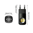 thumbnail image 2 of WMQPNNS Wall Mounted Plug In Night Light ABS Soft White LED Bedroom Bathroom, 2 of 2