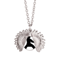 thumbnail image 1 of Arte marcial de Shaolin Kung Fu de China Patron Collar de girasol collar collar collar colgante, 1 of 3