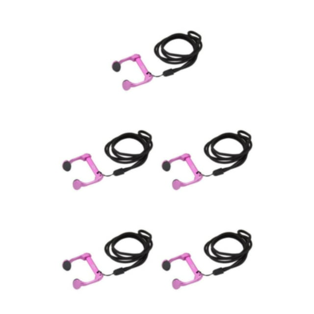 relayinert Pince-Nez Protecteur Nasal Équipement de Protection Non-Rayures Léger Accessoires Sportifs Imperméable Protection Rose Rouge 5ensemble