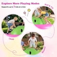 thumbnail image 5 of Costway 7.5 FT Inflatable Dome Rocker Bouncer with 6 Handles Fun Outdoor Game for Kids Pink & Green, 5 of 10