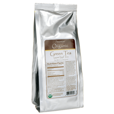 En vrac biologique certifié Green Leaf swanson Tea 3,5 oz (100 g) Emb