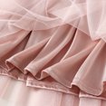 thumbnail image 3 of qolati Women's Mesh Mini Skirts Elastic High Waist Layered Tulle A-Line Skirt Cute Pleated Flowy Wedding Party Skating Skirt, 3 of 5